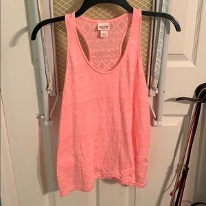 Neon peach tank top. NWOT.